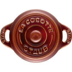 STAUB Мини-кокотница 9,5 см 200 мл каштан