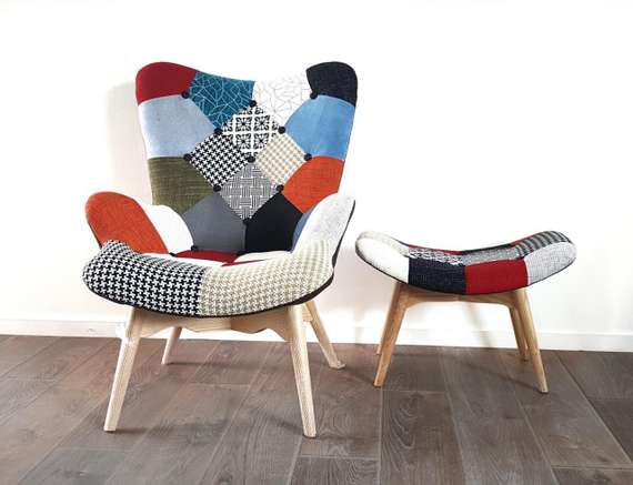 Оттоманка Contour Patchwork