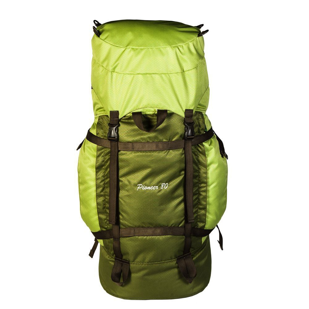 Рюкзак туристический Prival Пионер 80л, хаки + т.хаки