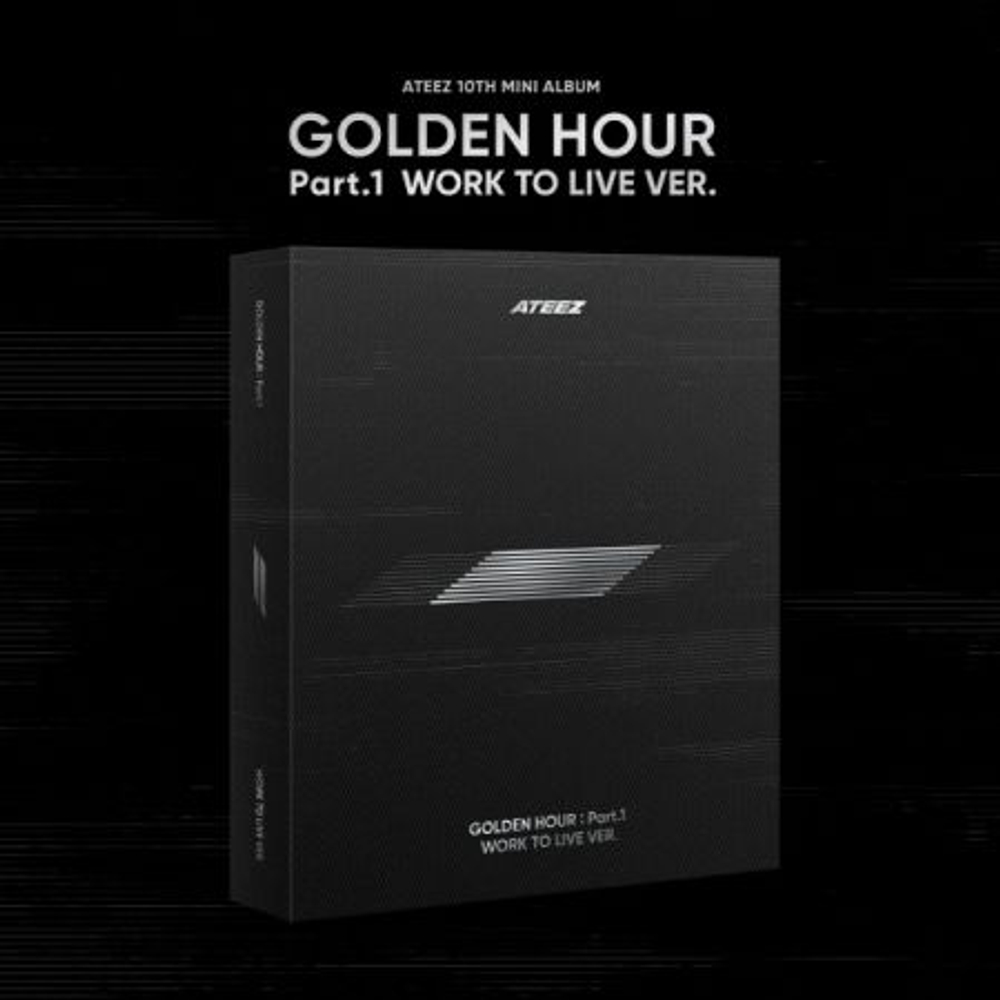 Альбом ATEEZ - GOLDEN HOUR PART.1 10th Mini Album WORK TO LIVE Version