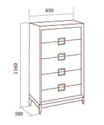 МОДЕНА Комод К5