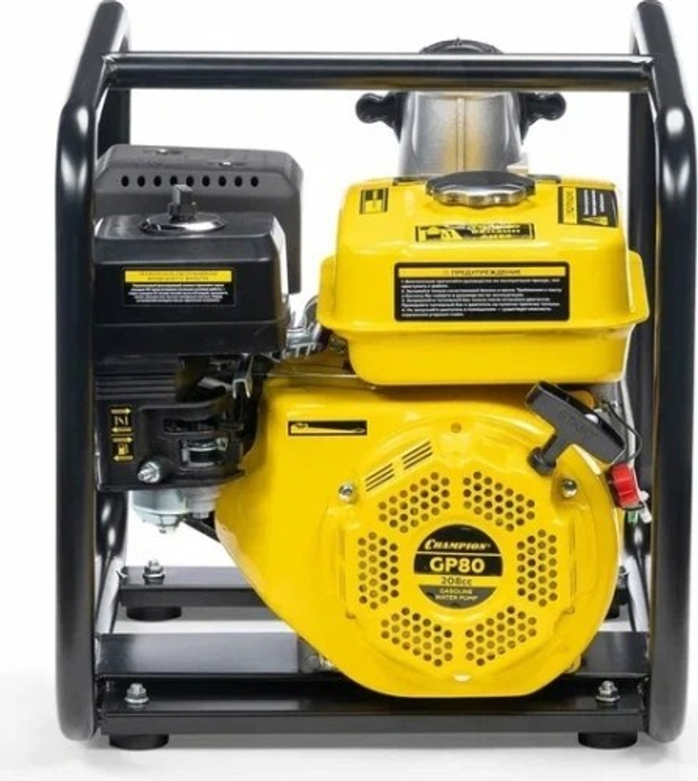 Мотопомпа бензиновая CHAMPION GP80 для слабозагрязненной воды
