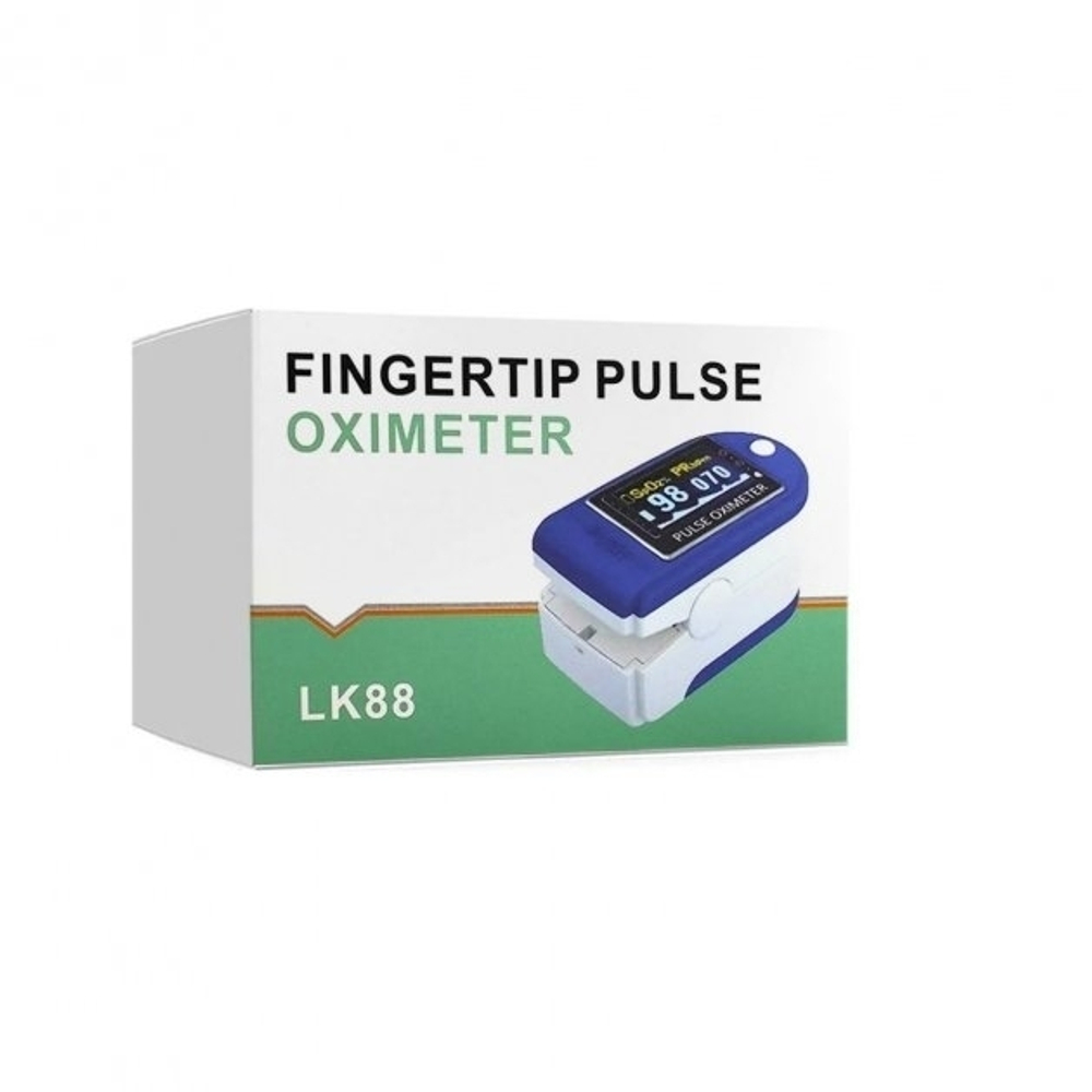 Пульсоксиметр медицинский для измерения кислорода и пульса, "Fingertip Pulse Oximeter LK-88"