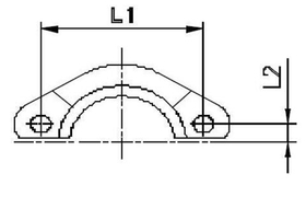 Скоба AFS6 1.1/4 (1шт.)