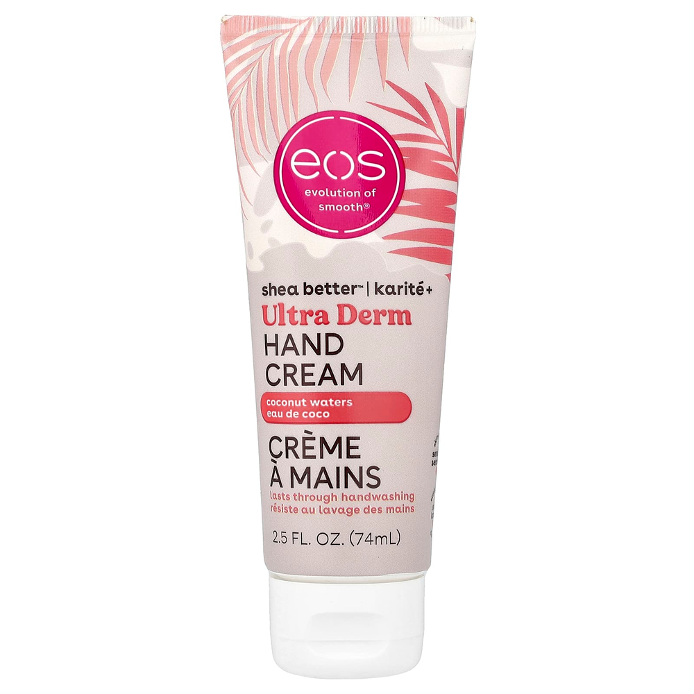 EOS, Shea Better ™, крем для рук, кокосовая вода, 74 мл (2,5 жидк. Унции)