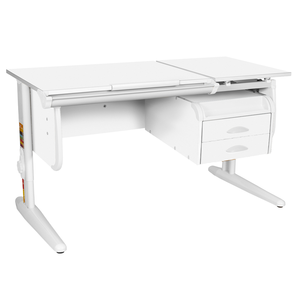 Растущая парта Дэми СУТ 25 с навесной тумбой (1200×610 мм)