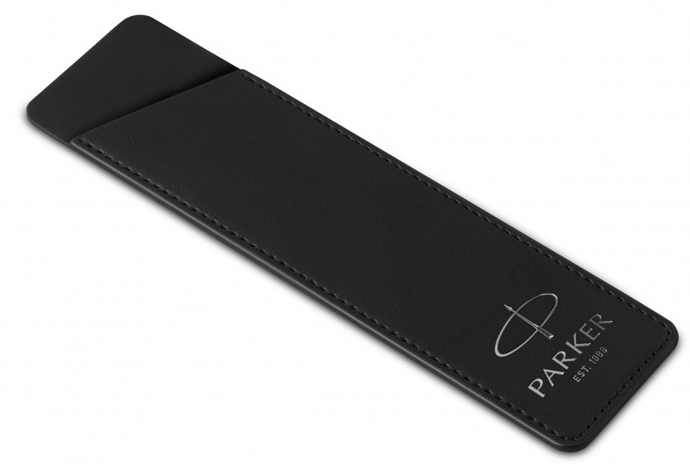Перьевая ручка и чехол из кожи Parker Sonnet F531 PREMIUM Masculine, цвет: Brown PGT, перо: F,золото 18К