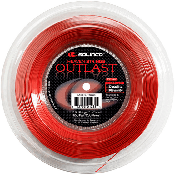 Теннисная струна Solinco Outlast - 1.25 Reel (200 м), арт. 1920036