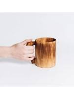 Кружка деревянная из кедра