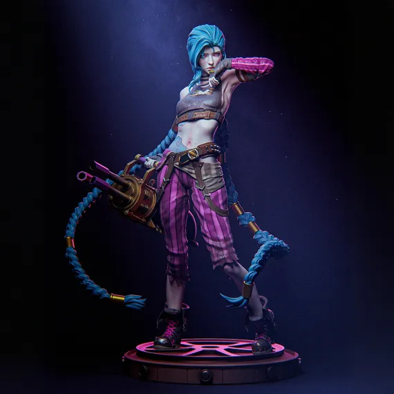 Jinx with gun - Arcane