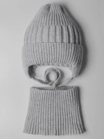 Шапка детская осенняя со снудом