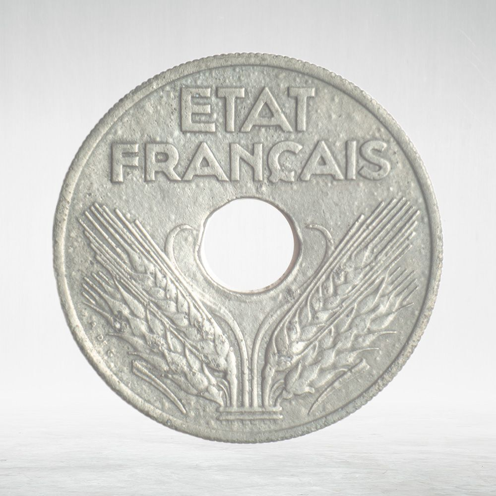 France, 20 Centimes 1942 - Vichy French State, VF