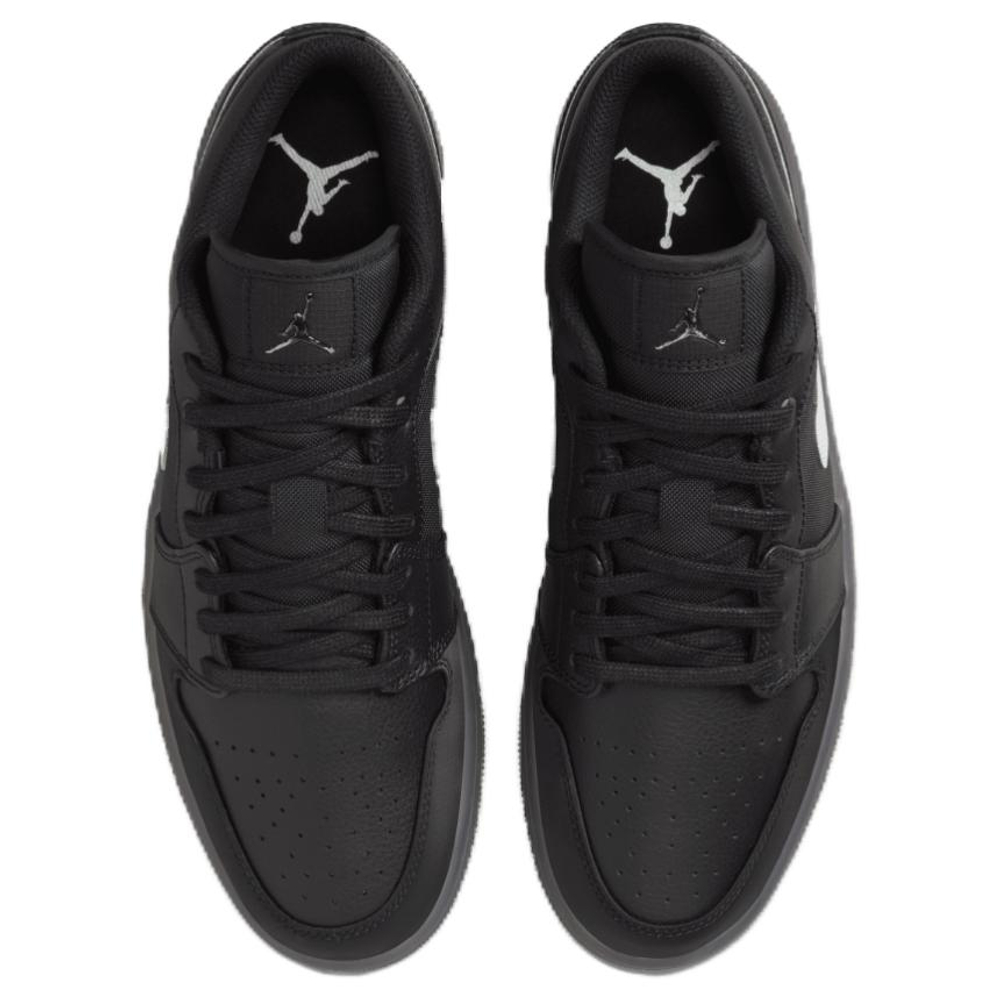 Jordan 1 Low Black White Dark Smoke Grey