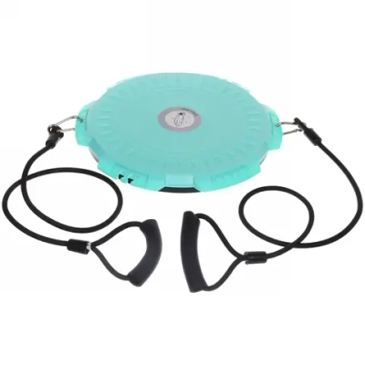Диск вращающийся «Gracefulness» d- 30 см с эспандерами (нагрузка 13 кг), зеленый