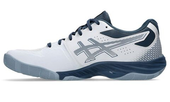 Мужские кроссовки для бадминтона/сквоша Asics Blade FF - белые/винтажные индиго