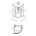 Душевая Кабина Ультра 90*90 Б