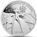 10 злотых. Пхенчхан 2018. ХХIII Зимние Олимпийские игры. Польша. 2018 год