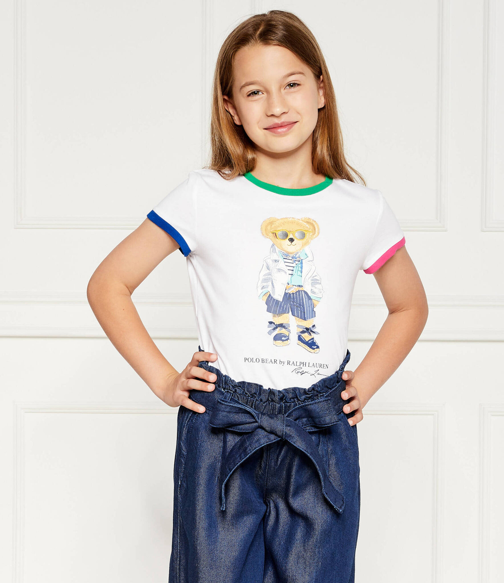Футболка SSBEARCN-KNIT POLO RALPH LAUREN - белый(925999)