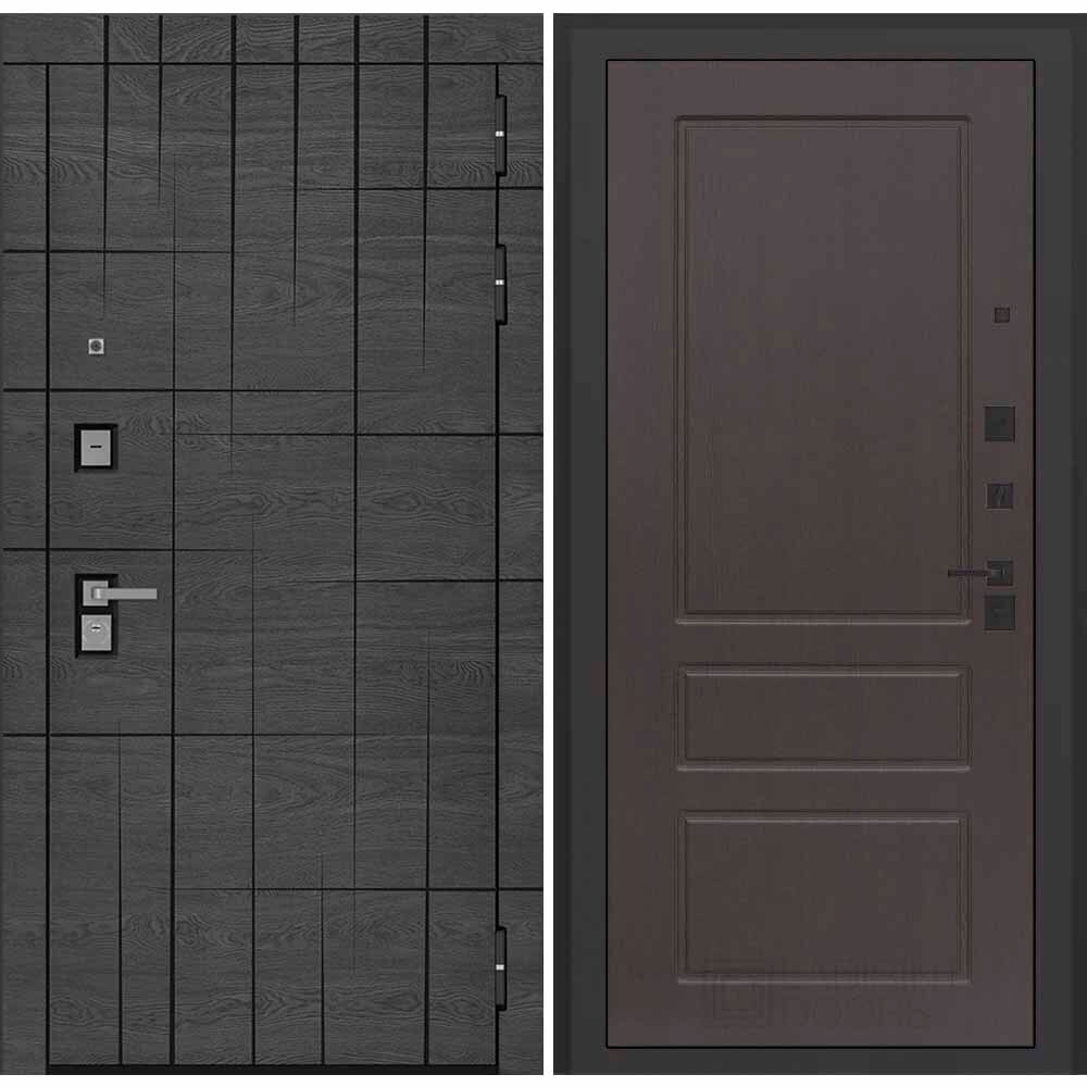 Дверь Входная Бункер BN-09 03 Орех Премиум