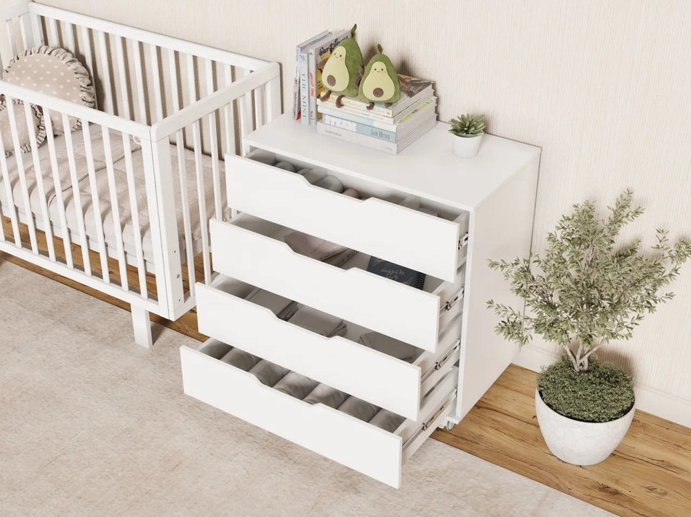 Комод пеленальный Incanto Юг 800/4 белый