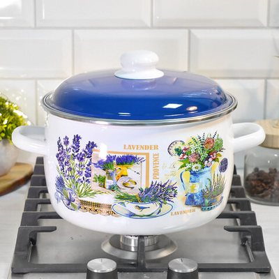 Кастрюля 5,5л "Горная лаванда"