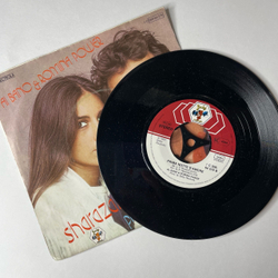 Винтажная виниловая пластинка 7 дюймов (маленькая пластинка) Al Bano amd Romina Power Sharazan (Германия 1981)
