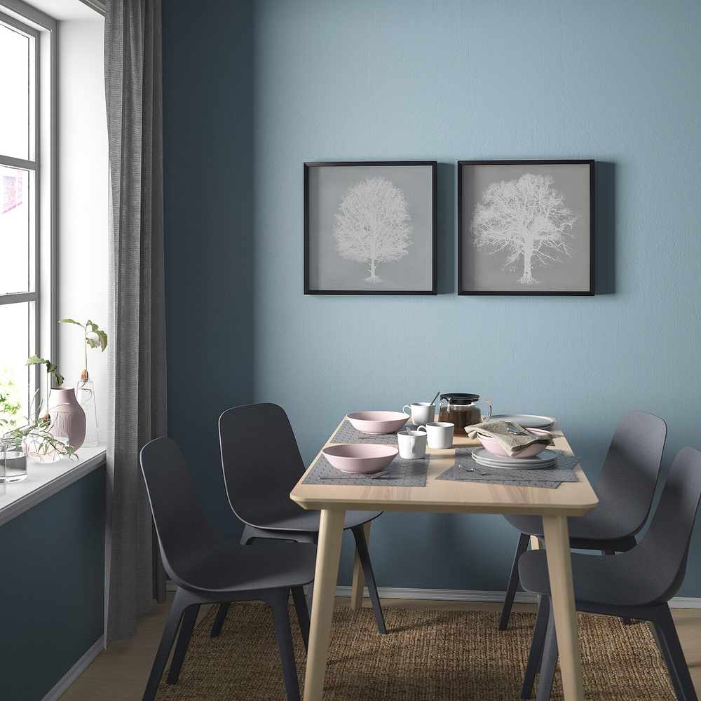 IKEA BILD  (ИКЕА БИЛД)  -  Плакат, пастель лесная, 50x50 см