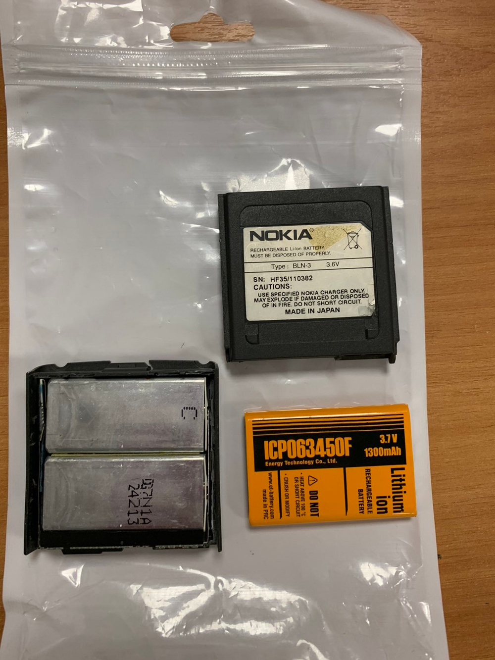Ремонт аккумулятора Nokia BLN-3 3.6V