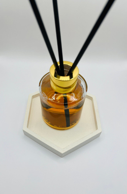 Органайзер Brand-is "Чайная свеча", гипс, белый текстурный, 1х11х11 см