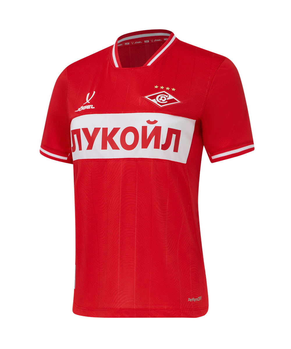 Футболка игровая Jögel PerFormDRY Spartak 25 Home W Jersey, красный
