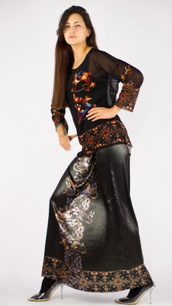 Юбка «Загадки скифов» по мотивам скифских тотемных изображений