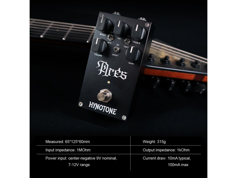 Педаль эффектов Hynotone Ares Black