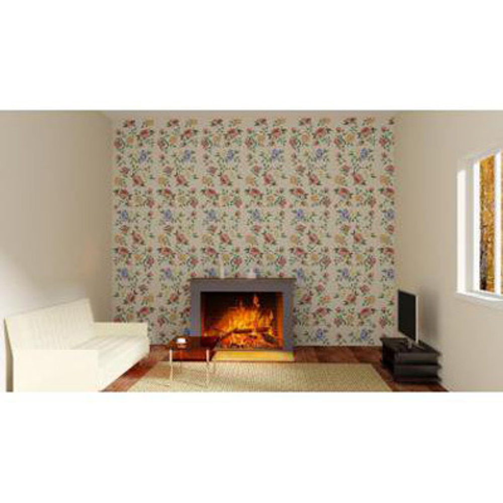 Ламинированная панель ПВХ ВЕК с цифровой печатью Лен серый - Гобелен М 2700х250мм