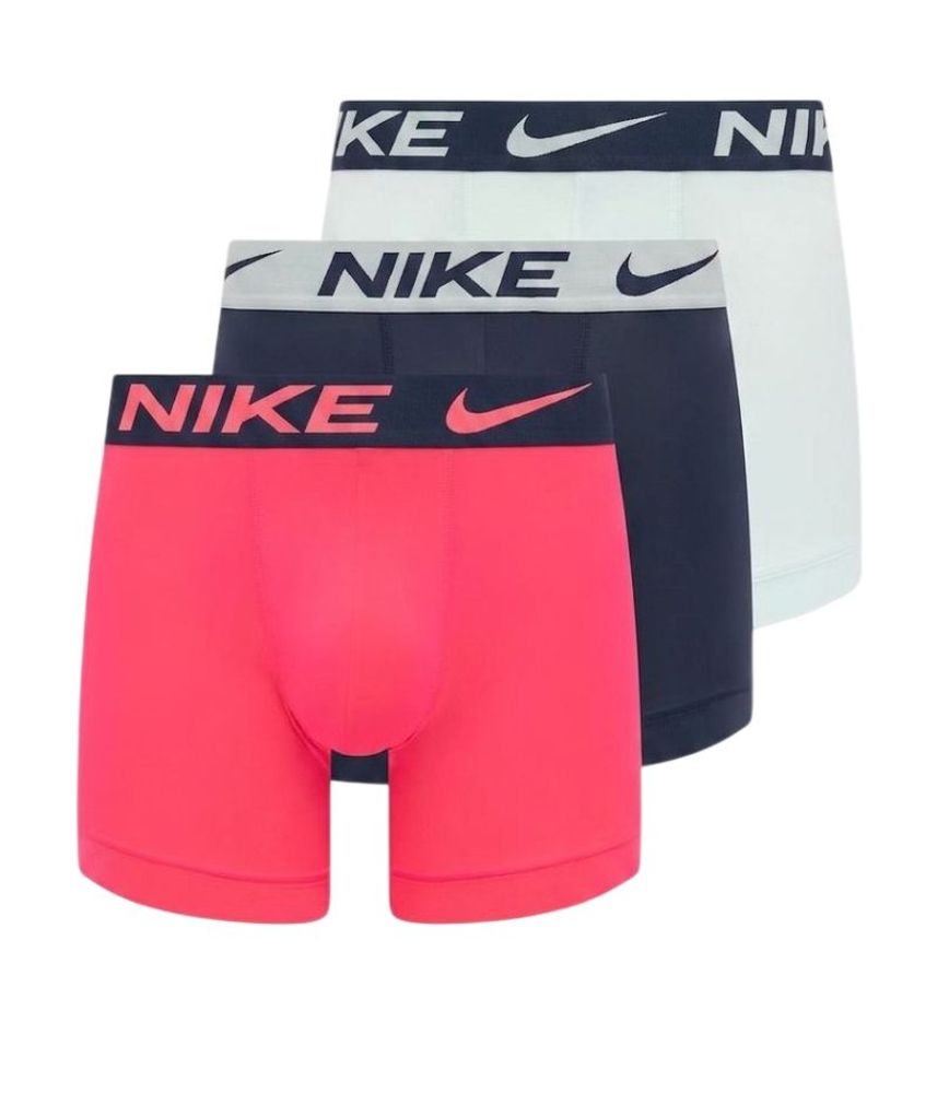 Мужские спортивные боксеры Nike Dri-Fit Essential Micro Boxer Brief 3P - barely green/thunder blue/hyper pink