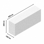 Газоблок ВКБ 625x150x250 D500