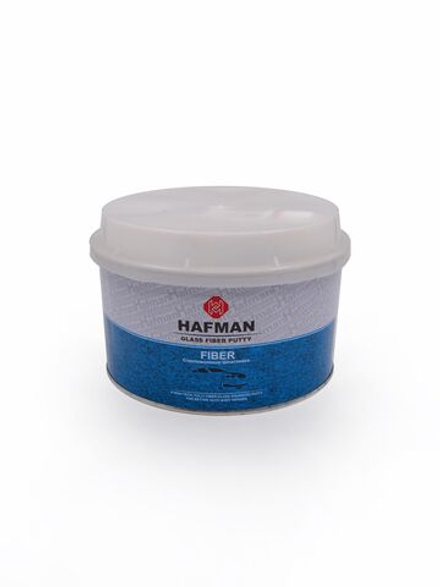 Шпатлевка HAFMAN FIBER со стекловолокном 0.5кг + отвердитель