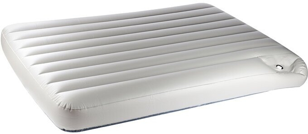 Двуспальный надувной матрас Intex Single-High Airbed (Queen), 152х203х25 см, со встроенным насосом от батареек