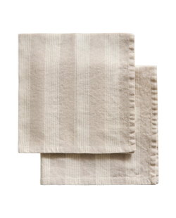 Zara Home столовая салфетка из смесовой ткани, узор в полоску, 45 45 см (комплект 2 шт.)