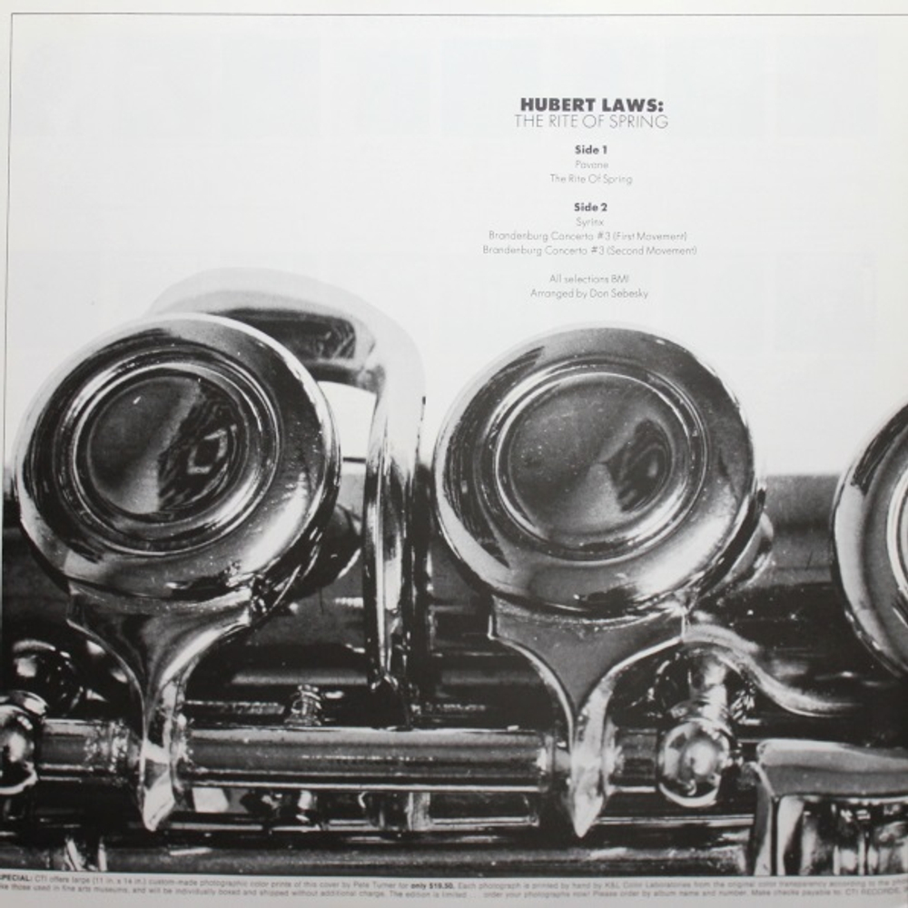 Hubert Laws / The Rite Of Spring (LP)