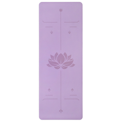 Каучуковый коврик для йоги Lotus Lila 185*68*0,5 см нескользящий