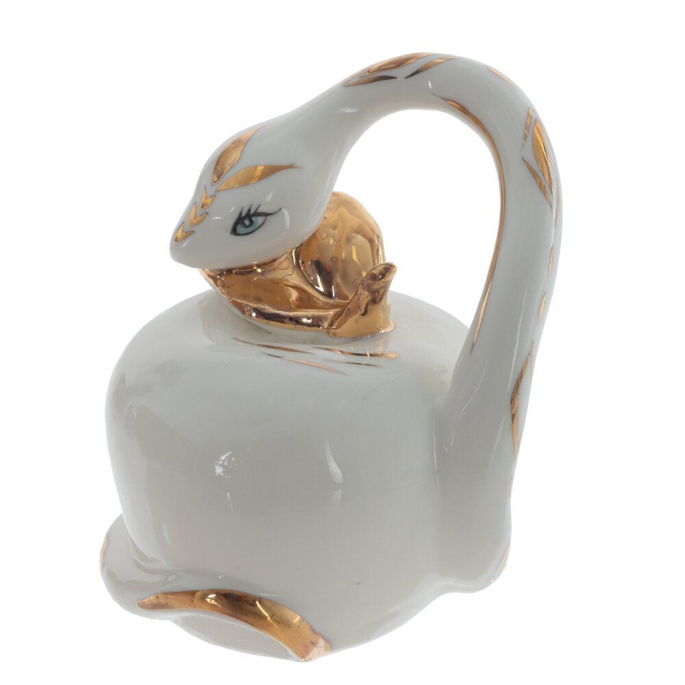 GAEM Фигурка декоративная "Змея на яблоке", L6,5 W5,5 H9 см