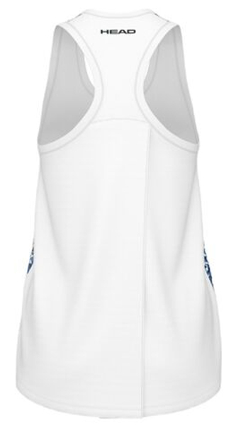Футболка для мальчика теннисная Head Girls Vision Agility Tank Top - print Vision/королевский синий