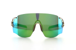 Спортивные очки с диоптриями HILX Savage (L) Shiny Crystal Grey Green / Green Lens