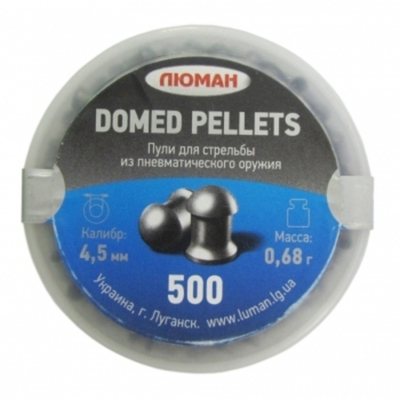 Пули пневматические Люман "Domed pellets" 0,68 гр. 4,5 мм (500 шт.)