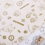 4967096 Клеенка 70х100 см., с ПВХ покрытием, без окантовки, цвет бежевый с рисунком