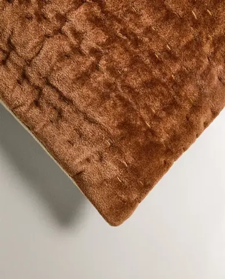 ZARA HOME НАВОЛОЧКА ДЛЯ ДЕКОРАТИВНОЙ ПОДУШКИ, КОРИЧНЕВЫЙ