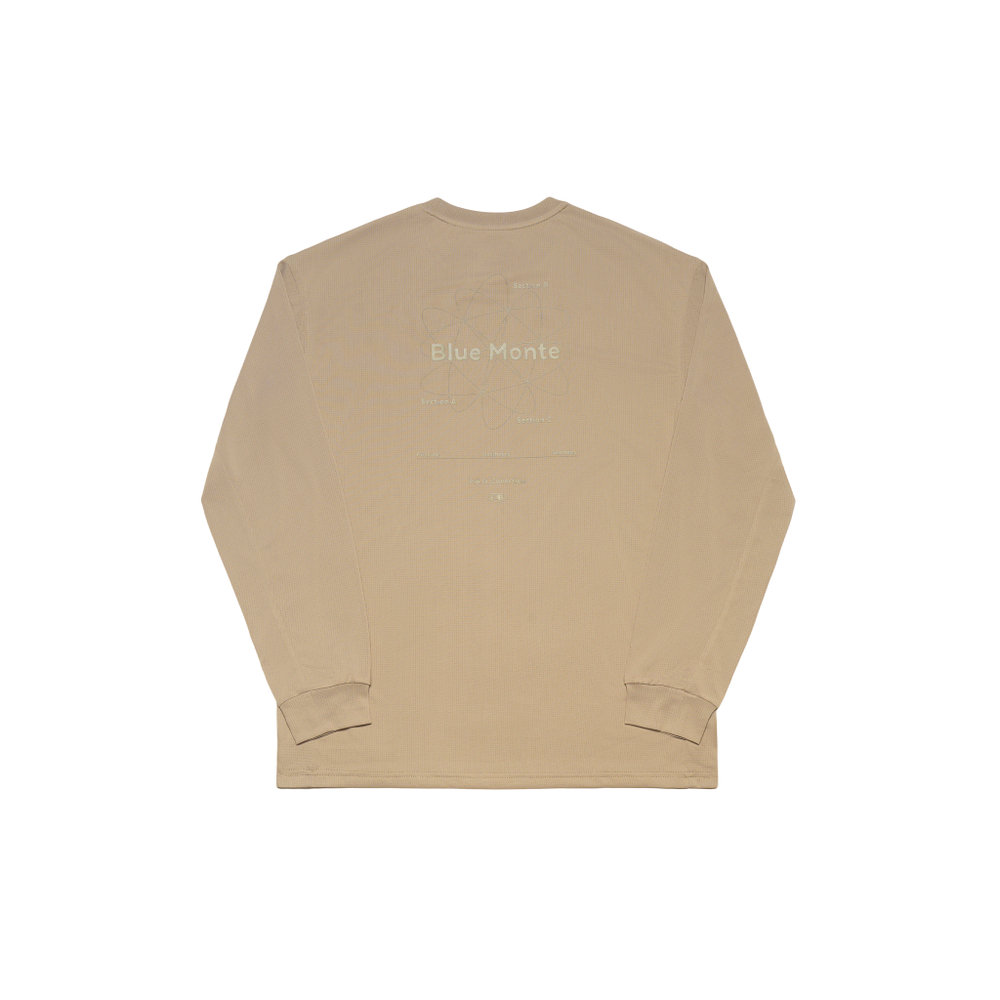 Лонгслив Nothomme Blue Monte Universe Reflective Print "Sandstone"