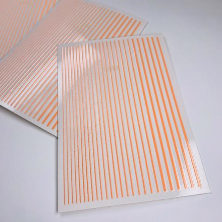 Дизайн полосочки оранжевый неон