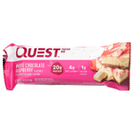 Quest Nutrition, Белковый батончик Quest, белый шоколад с малиной, 12 батончиков, 2,12 унц. (60 г) каждый