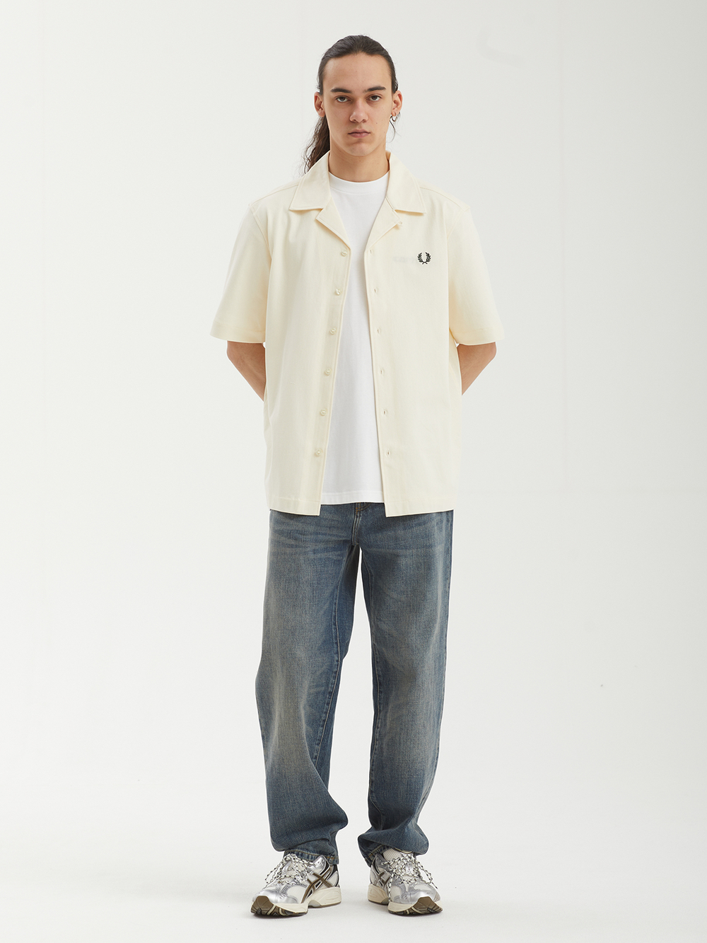 Мужская Рубашка Compress Mesh Revere Collar